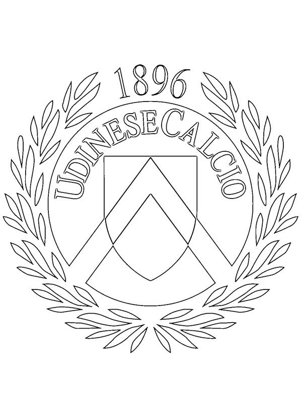 Dibujo de Udinese Calcio para Colorear