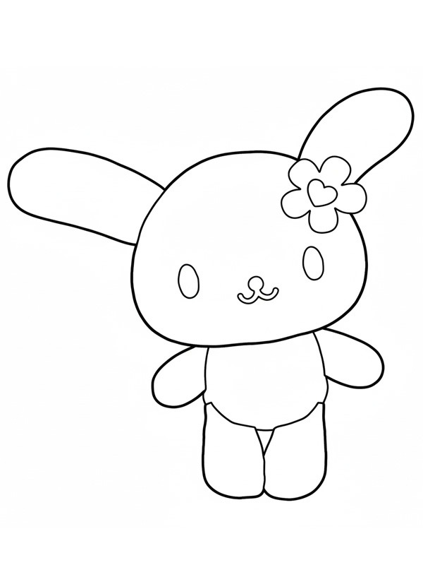 Dibujo de Usahana (Sanrio) para Colorear Dibujo de Usahana (Sanrio) para Colorear