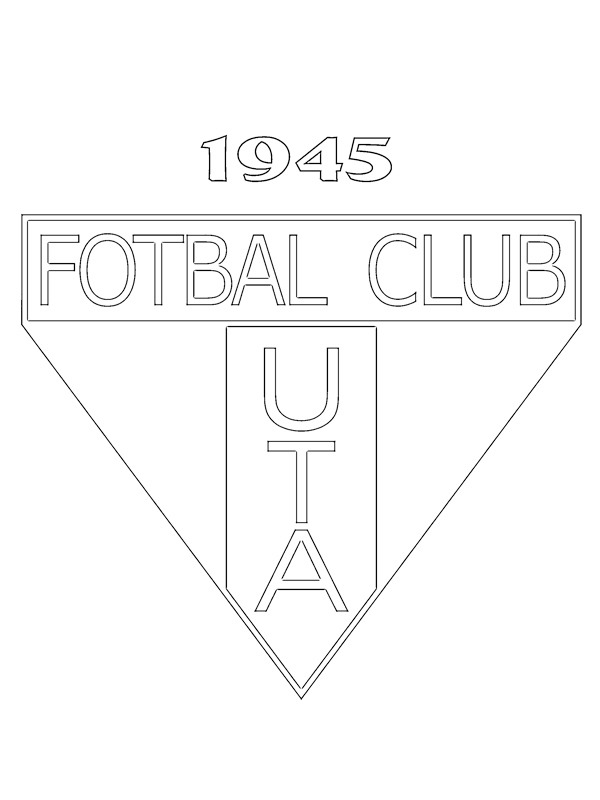 Dibujo de FC UTA Arad para Colorear