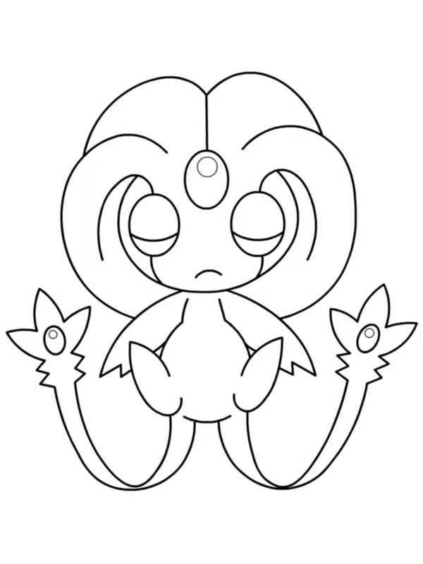 Dibujo de Uxie Pokemon para Colorear Dibujo de Uxie Pokemon para Colorear