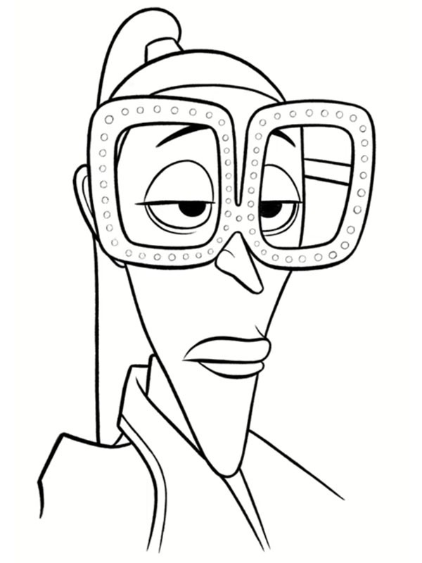 Dibujo de Valentina (Mi villano favorito) para Colorear Dibujo de Valentina (Mi villano favorito) para Colorear
