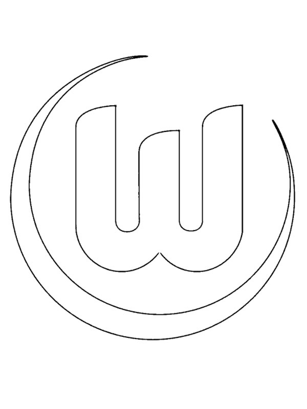 Dibujo de VfL Wolfsburgo para Colorear Dibujo de VfL Wolfsburgo para Colorear