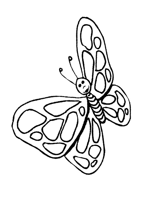 Dibujo de Mariposa para Colorear