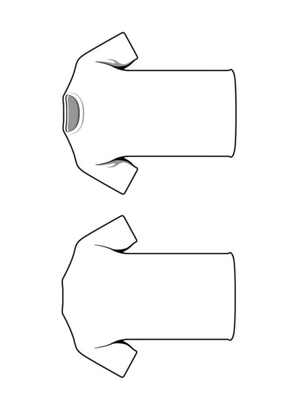 Dibujo de Camiseta de Fútbol para Colorear Dibujo de Camiseta de Fútbol para Colorear