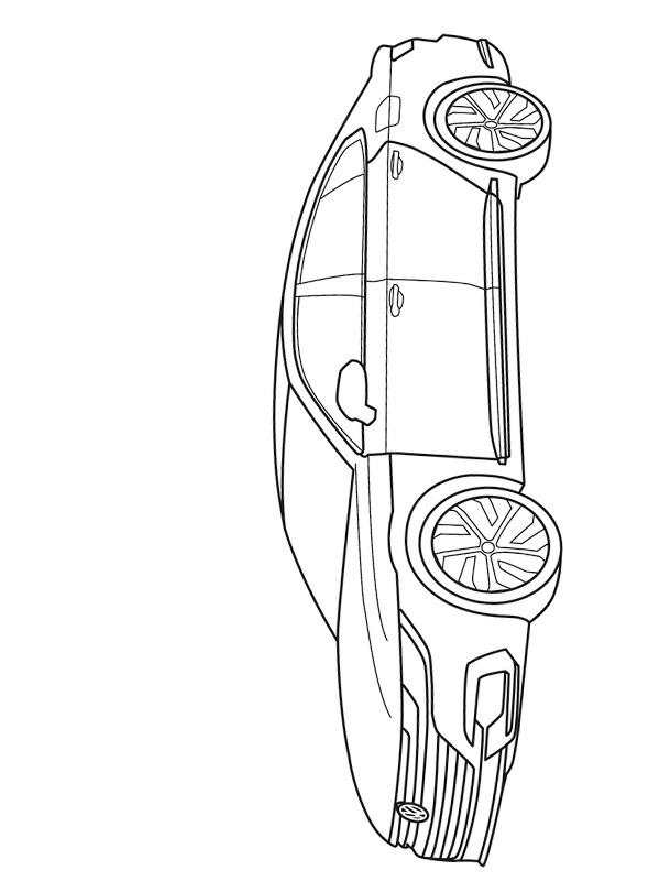 Dibujo de Volkswagen Arteon para Colorear