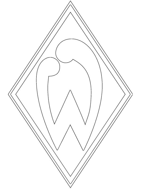 Dibujo de Werder Bremen para Colorear Dibujo de Werder Bremen para Colorear