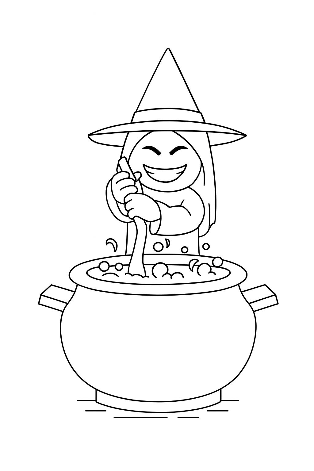 Dibujo de Witch Fuse (Steal a Brainrot) para Colorear Dibujo de Witch Fuse (Steal a Brainrot) para Colorear