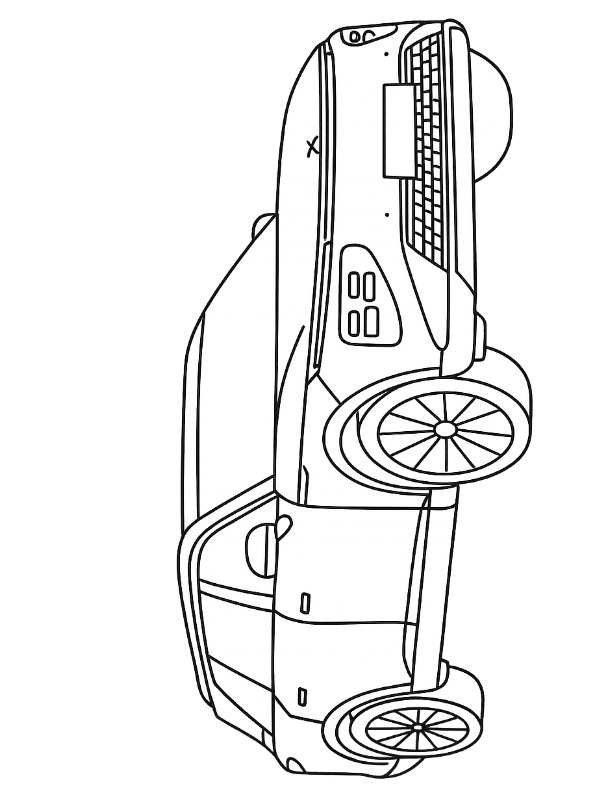 Dibujo de Xpeng G9 para Colorear Dibujo de Xpeng G9 para Colorear
